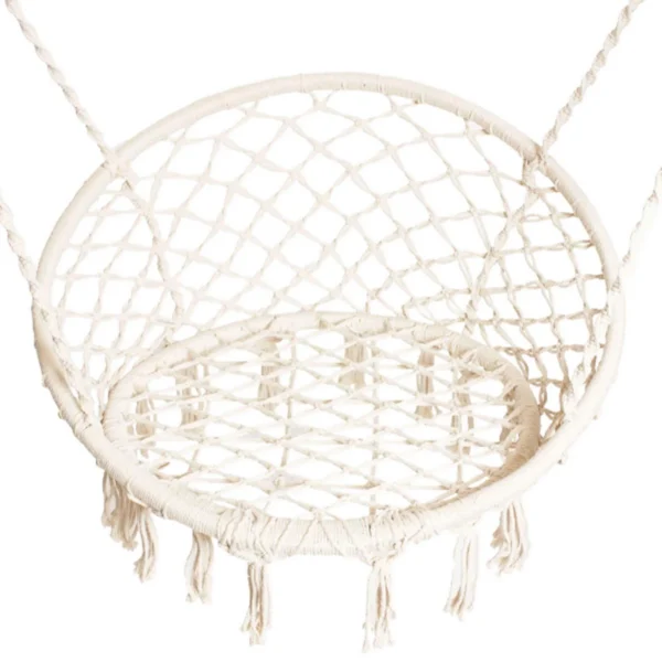 Viseća udobna mrežasta ljuljaška od pamuka