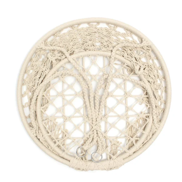 Viseća udobna mrežasta ljuljaška od pamuka