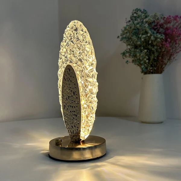 Kristalna Stona Lampa - LED