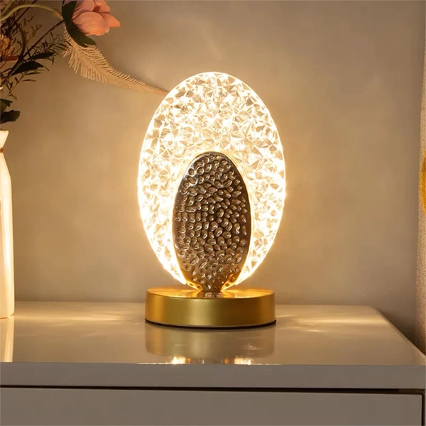 Kristalna Stona Lampa - LED