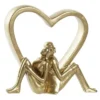 figura_couple_heart_golden_175x7x165_182 Zlatni Zaljubljeni Par