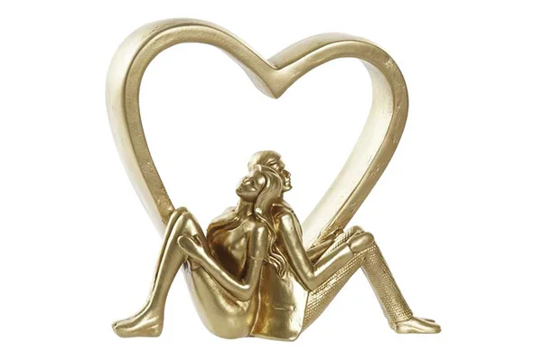 figura_couple_heart_golden_175x7x165_182 Zlatni Zaljubljeni Par