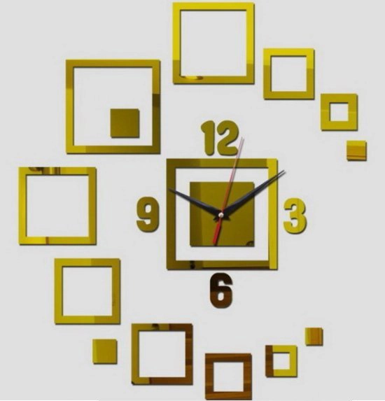 Dekorativni 3D Sat - Kocke