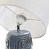 Keramička Plava Stona Lampa