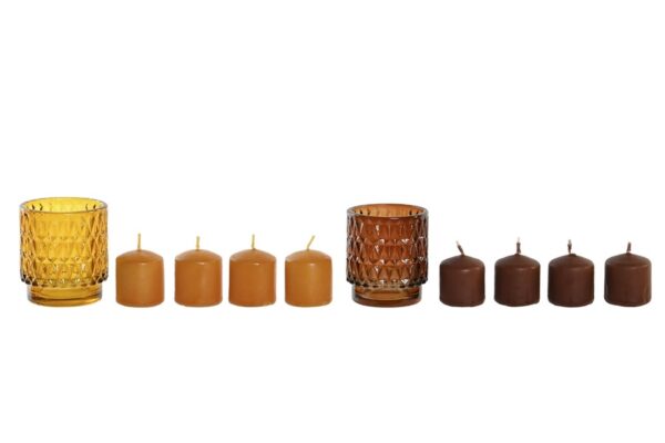 Set ukrasna čaša sa 4 poklon sveće