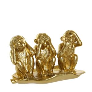 Tri zlatna majmuna na listu