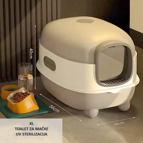 Toalet za mačke - antibakterijski (4) Toalet za mačke - antibakterijski